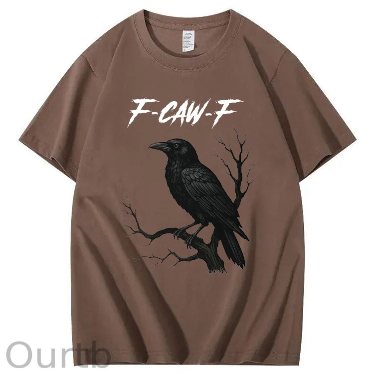 F-Caw-F Crow 100% Cotton T-Shirt