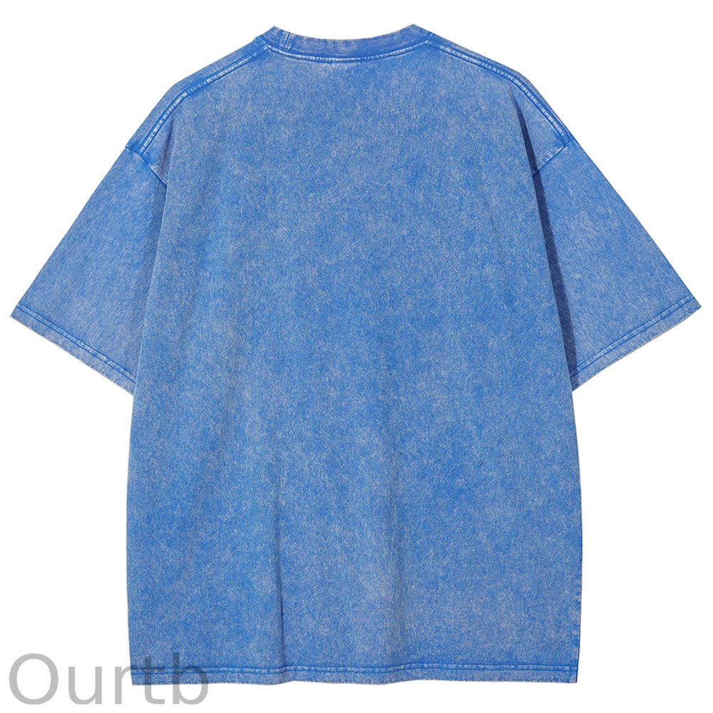 Unisex Christmas Tree Printed Washed Tee