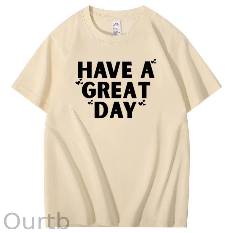 Have A Great Day Pattern100% Cotton T-Shirt