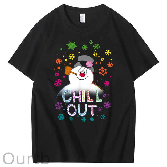 Christmas Chill  Out  Pattern  100% Cotton T-Shirt