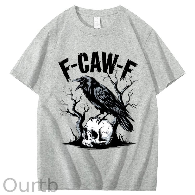 F-Caw-F Crow 100% Cotton T-Shirt