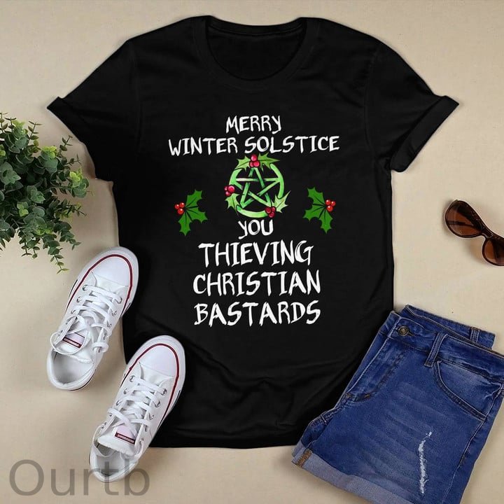 Witch - Merry Winter Solstice - Black Apparel