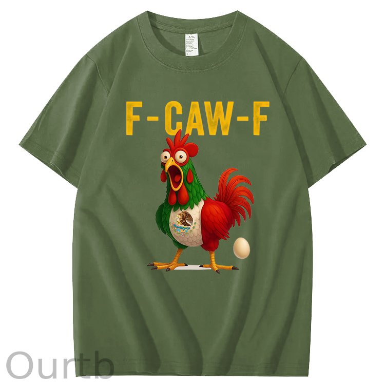 Funny F-Caw-F Chicken 100% Cotton T-Shirt