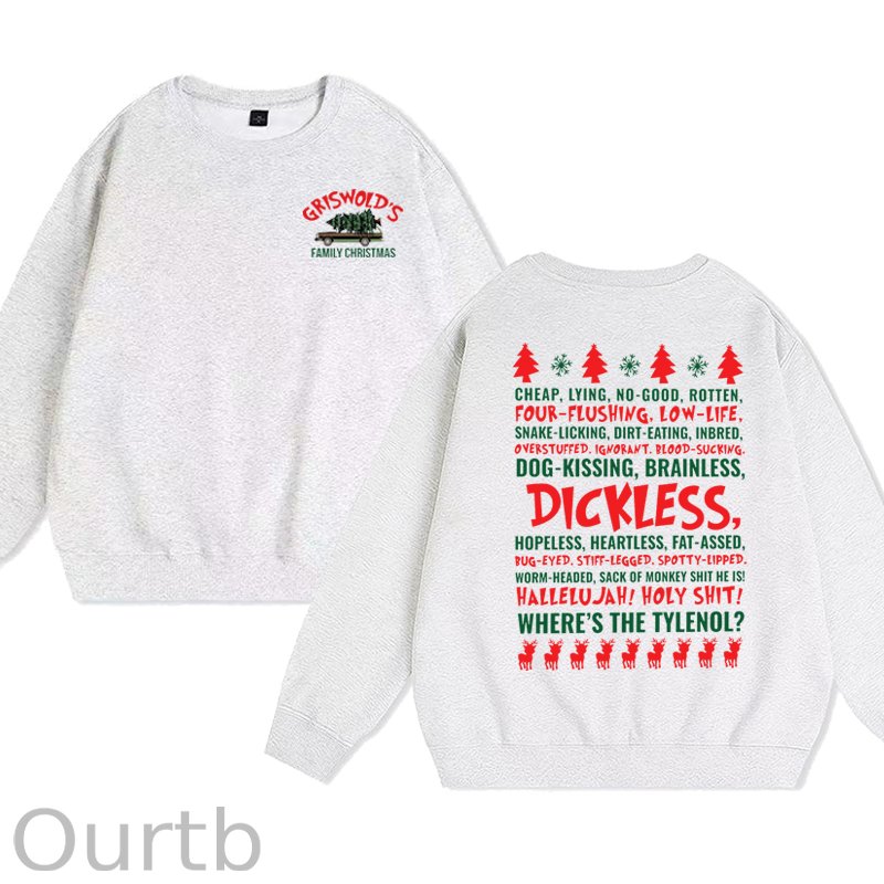 Griswold Christmas 100% Cotton Fleece Sweatshirt