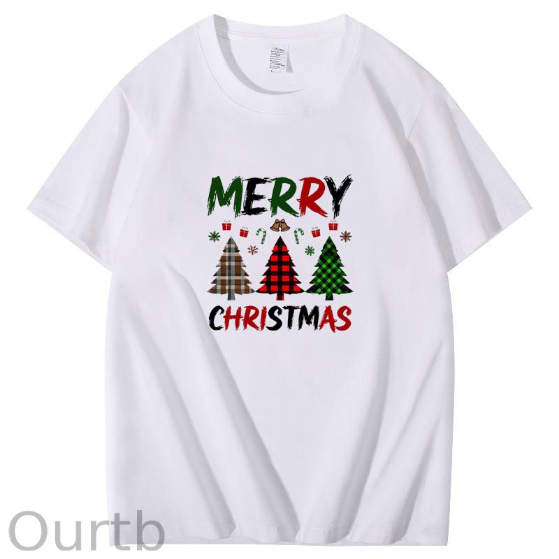 Plaid Christmas Trees With Bold T-Shirt