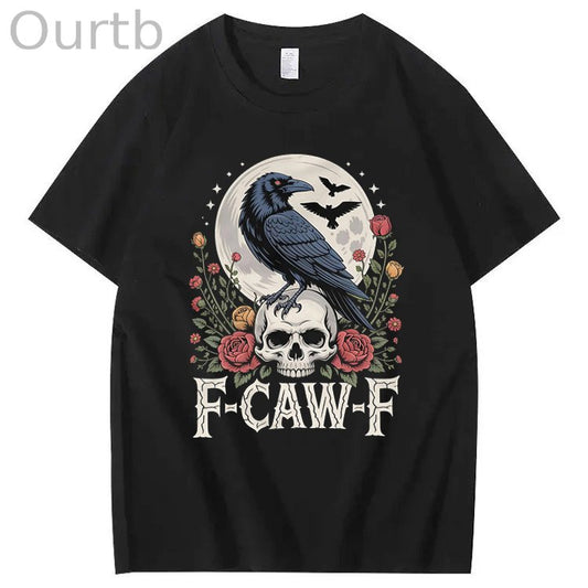 F-Caw-F Crow 100% Cotton T-Shirt