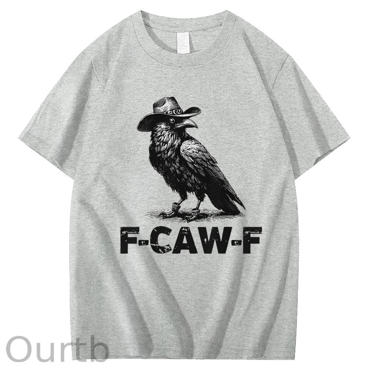 F-Caw-F Crow 100% Cotton T-Shirt