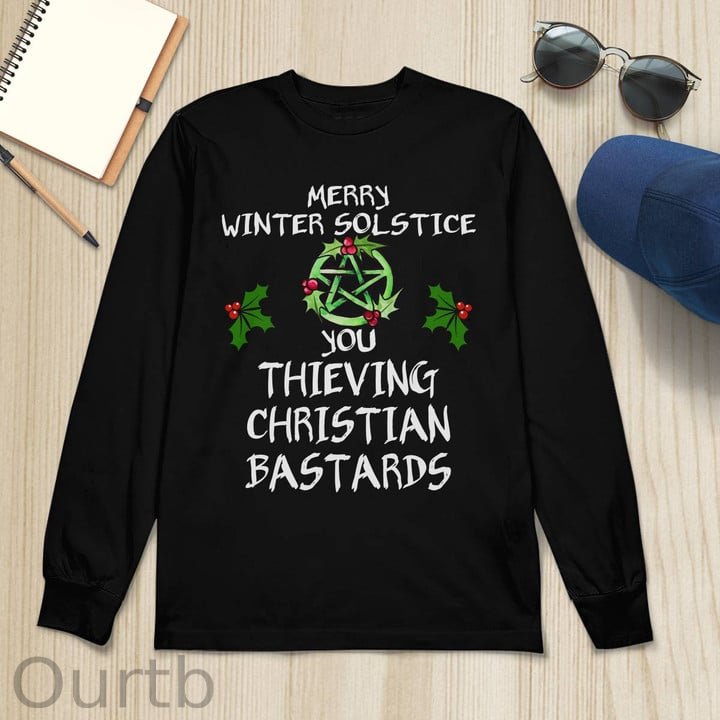 Witch - Merry Winter Solstice - Black Apparel