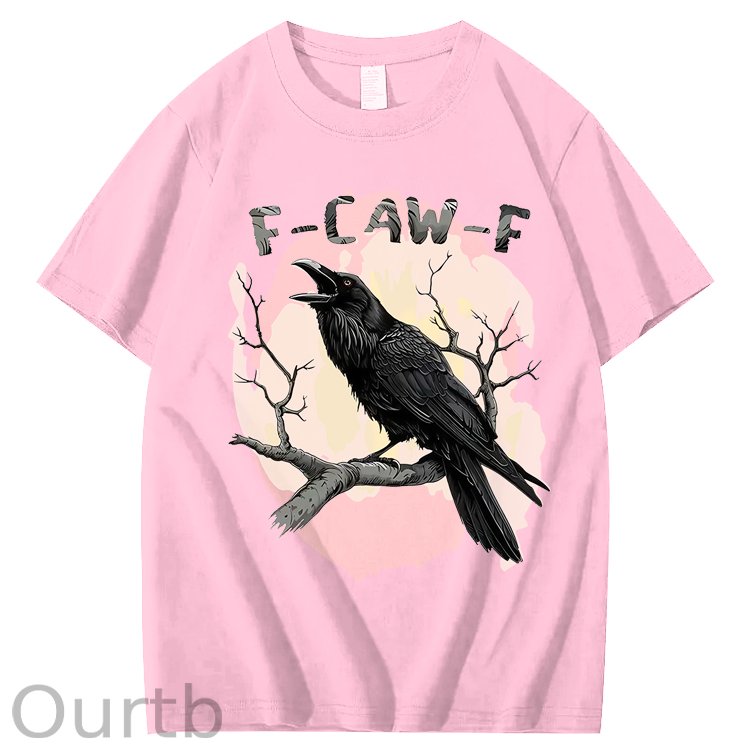 F-Caw-F Crow 100% Cotton T-Shirt