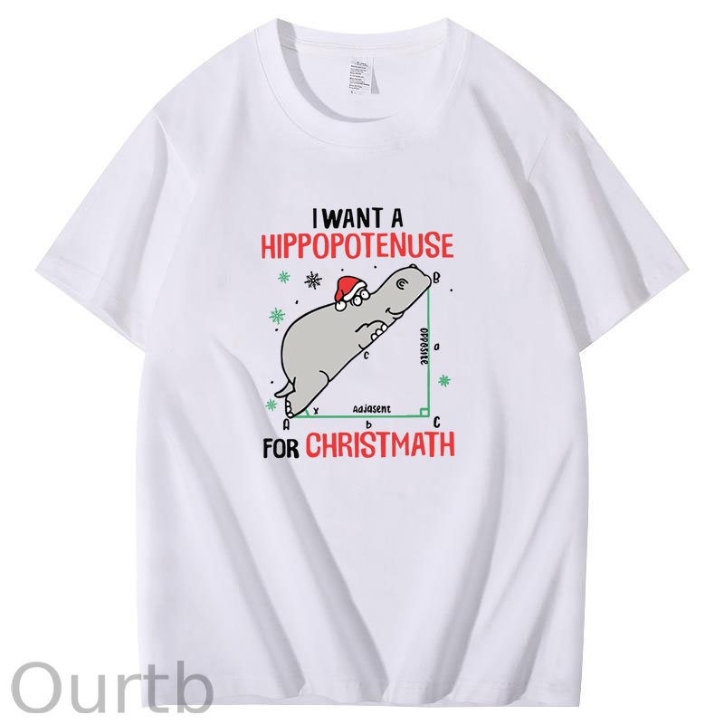 I Want A Hippopotenuse For Christmas T-Shirt