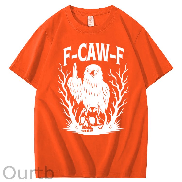 F-Caw-F Crow 100% Cotton T-Shirt