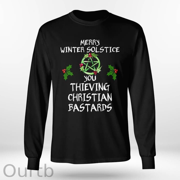 Witch - Merry Winter Solstice - Black Apparel