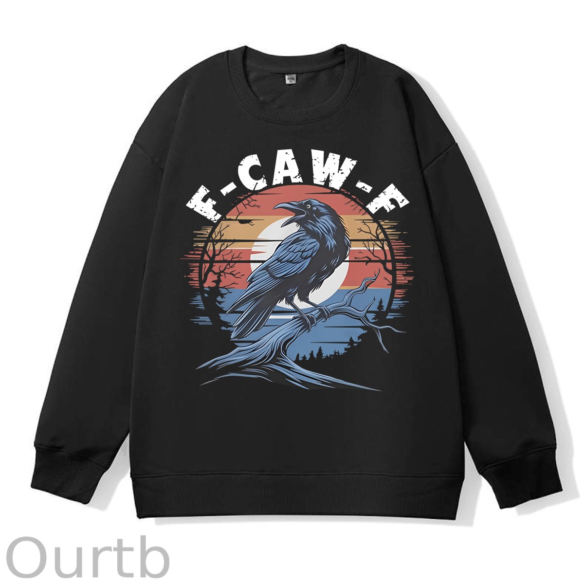 F-Caw-F Crow 100% Cotton Sweatshirt