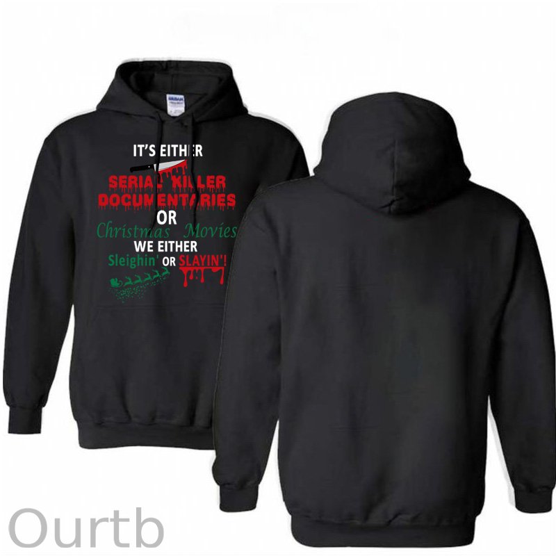 Christmas  Pattern 100% 300g Cotton Classic Hoodie