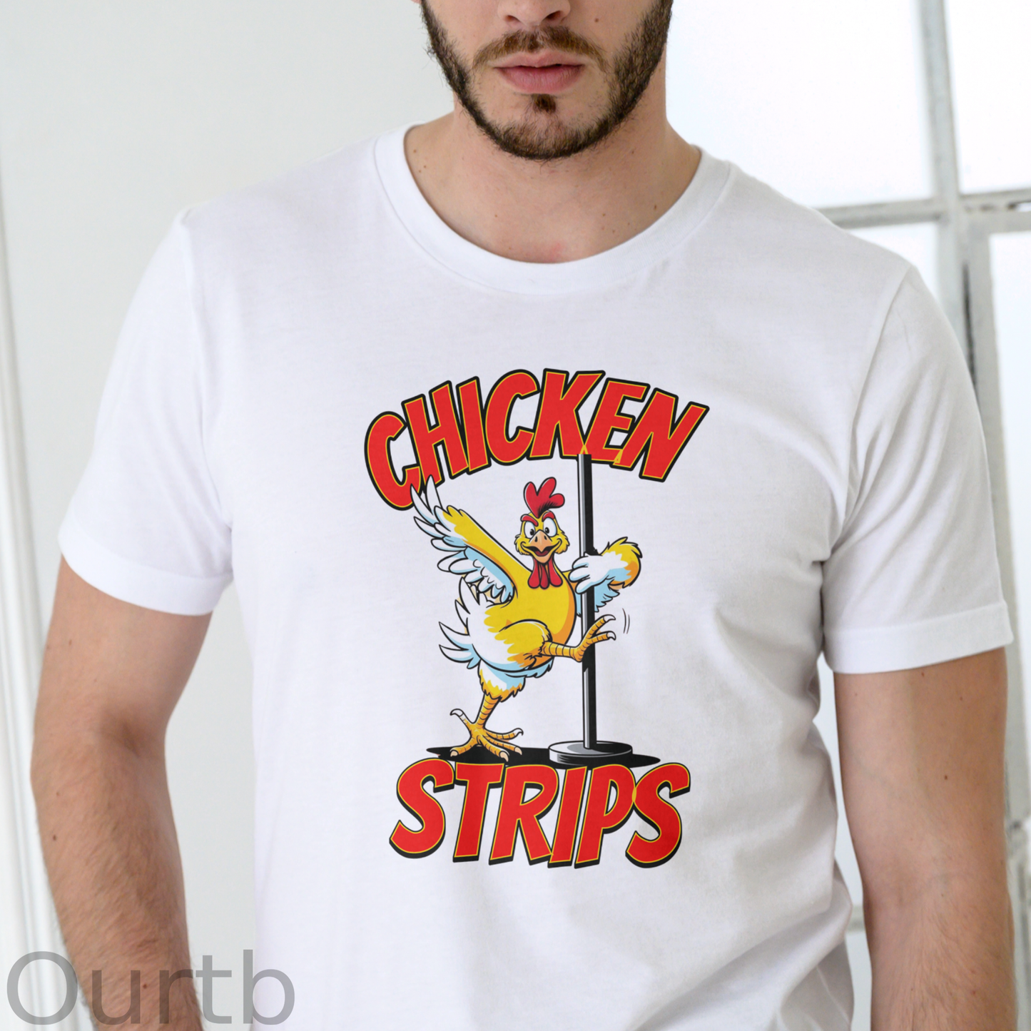 CHICKEN STRIPS T SHIRT