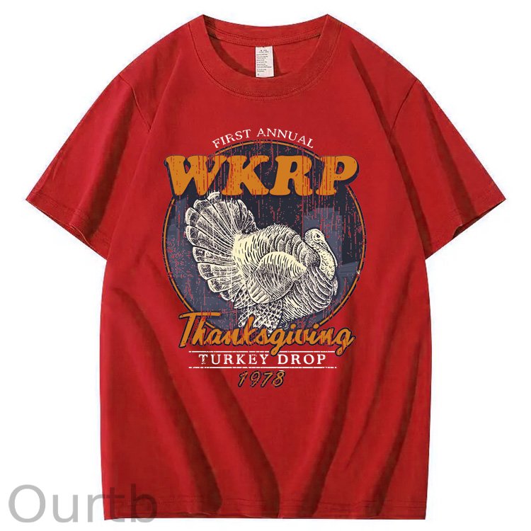 Thanksgiving  Pattern100% Cotton T-Shirt