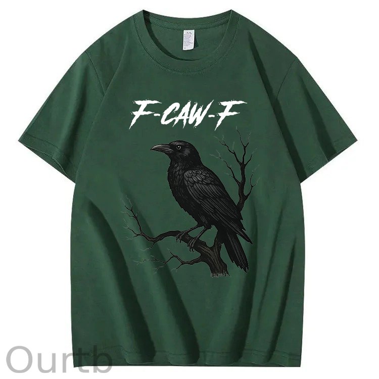 F-Caw-F Crow 100% Cotton T-Shirt