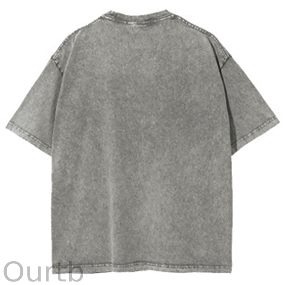 Unisex Christmas Printed Washed Tee