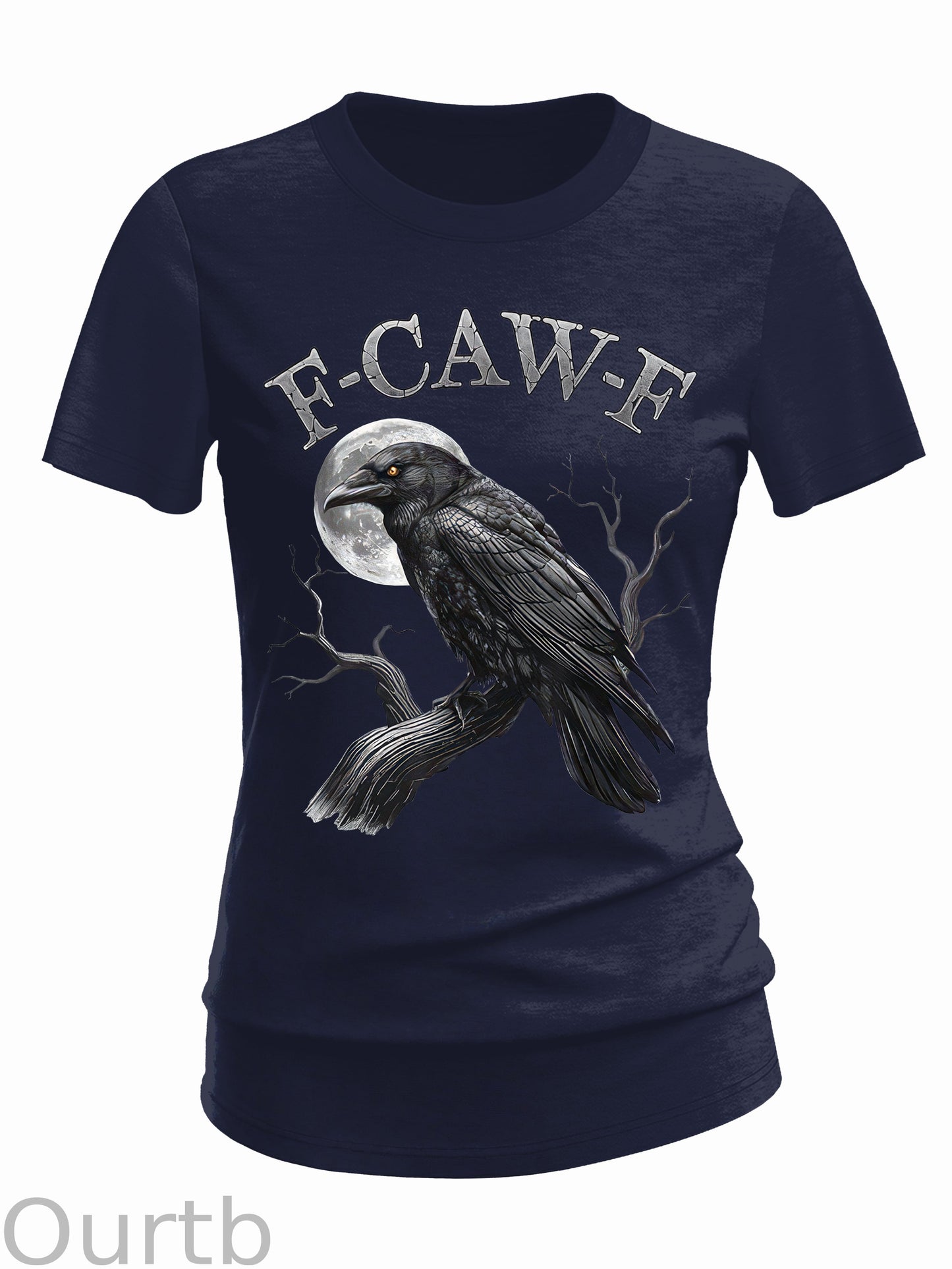 F-Caw-F Crow Cotton Blend T-Shirt