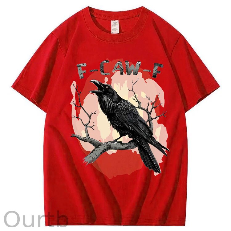 F-Caw-F Crow 100% Cotton T-Shirt