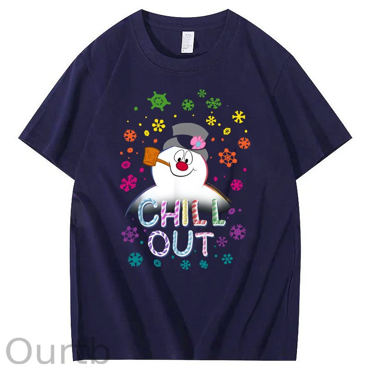 Christmas Chill  Out  Pattern  100% Cotton T-Shirt