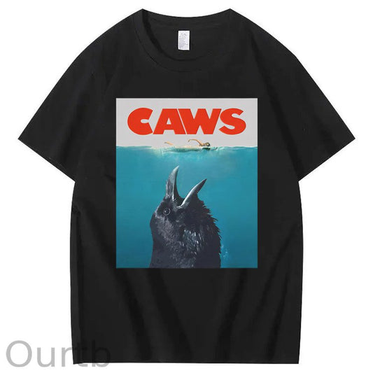 F-Caw-F Crow Raven 100% Cotton T-Shirt