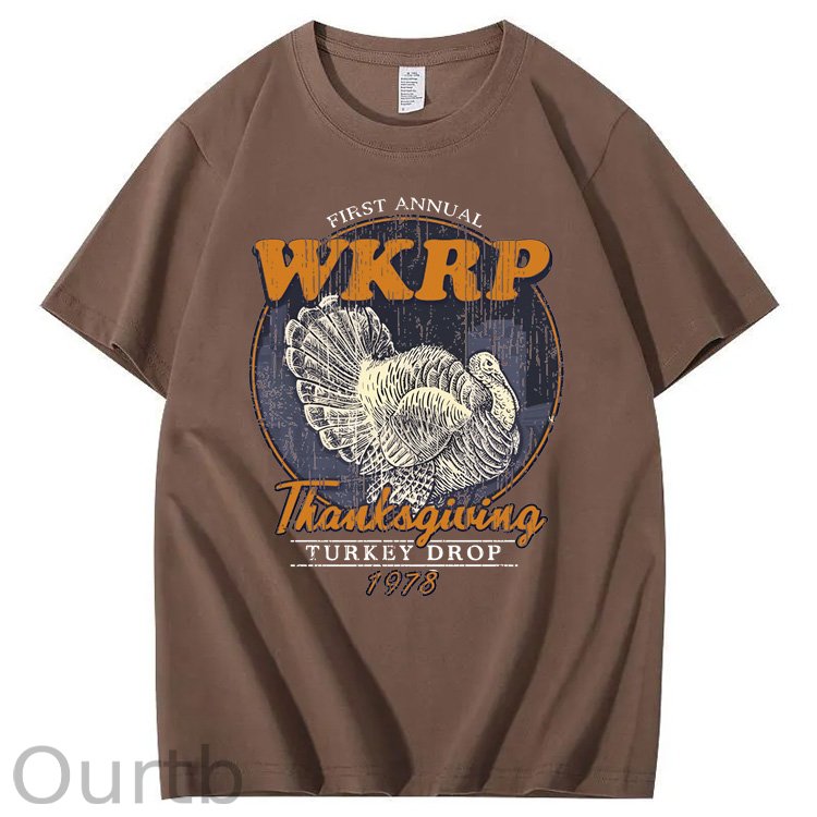 Thanksgiving  Pattern100% Cotton T-Shirt