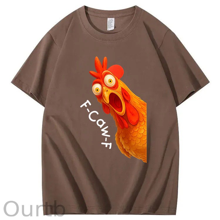 F-Caw-F Chicken 100% Cotton T-Shirt