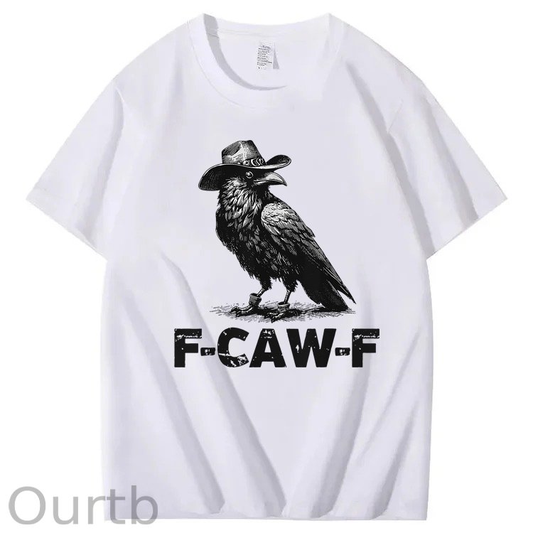 F-Caw-F Crow 100% Cotton T-Shirt