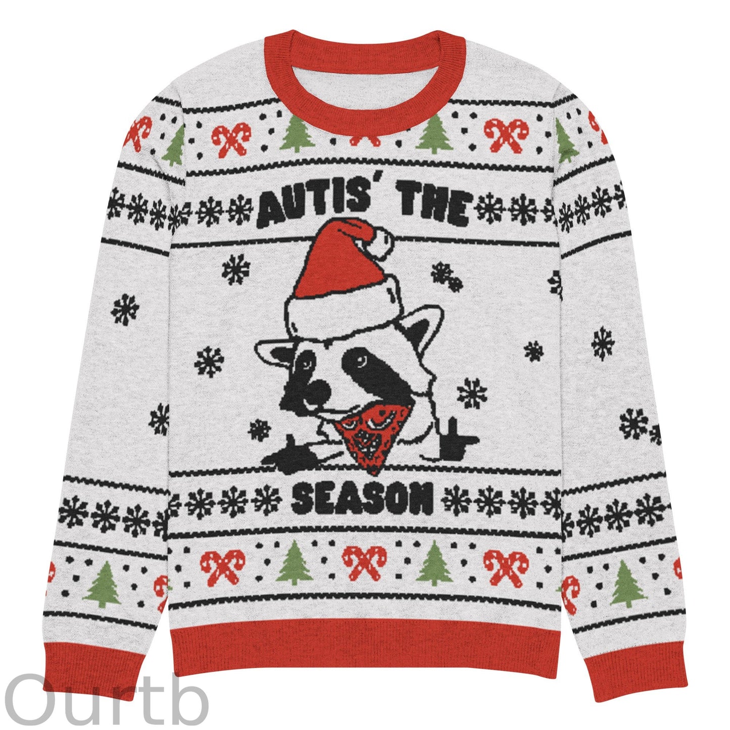Autis' the Season Knitted Christmas sweater