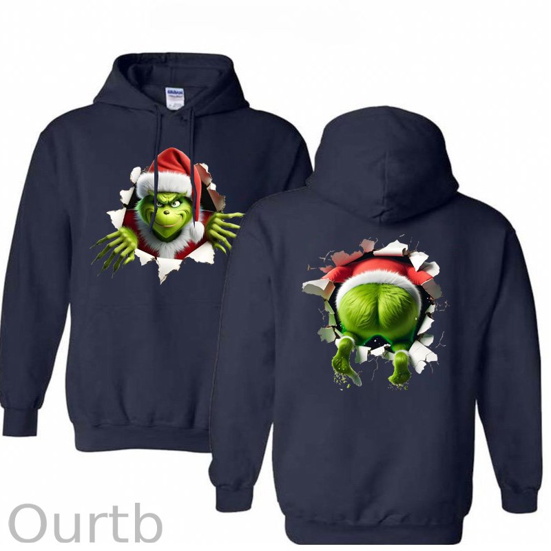 Christmas Funny  Pattern 100% 300g Cotton Classic Hoodie