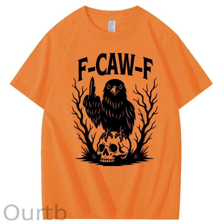 F-Caw-F Crow 100% Cotton T-Shirt