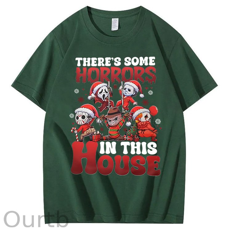Christmas Funny Pattern100% Cotton T-Shirt