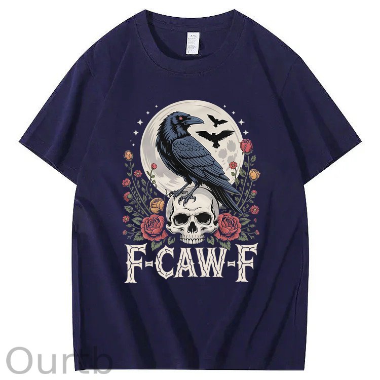 F-Caw-F Crow 100% Cotton T-Shirt
