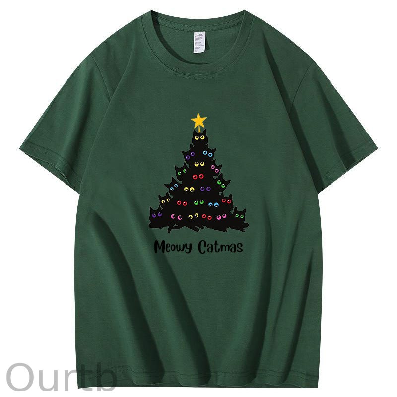 Meowy Christmas T-Shirt