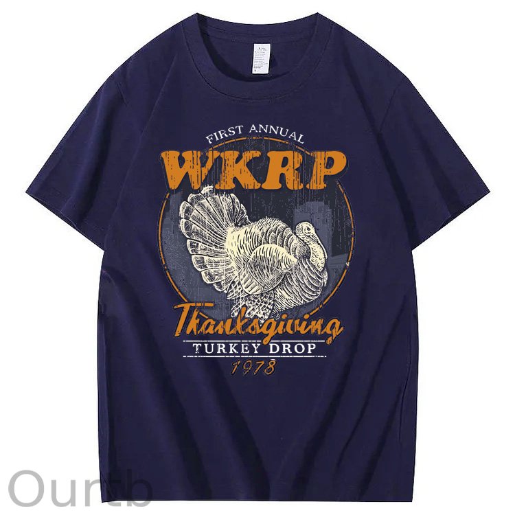 Thanksgiving  Pattern100% Cotton T-Shirt