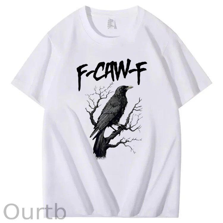 F-Caw-F Crow 100% Cotton T-Shirt