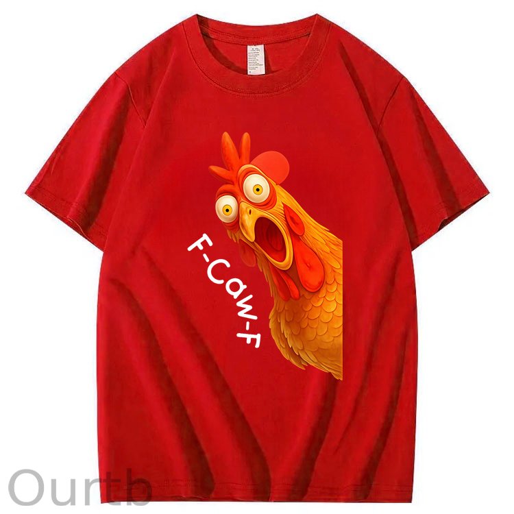 F-Caw-F Chicken 100% Cotton T-Shirt