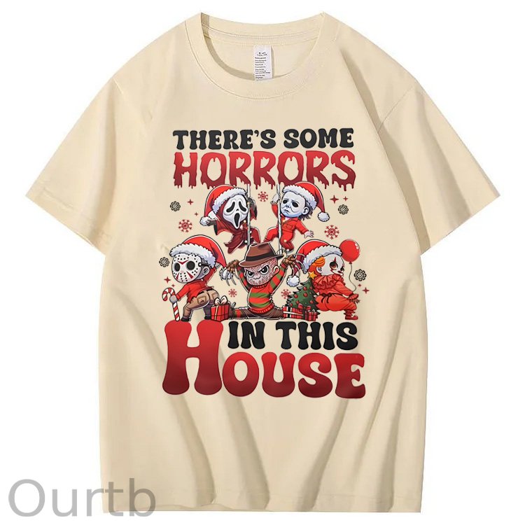 Christmas Funny Pattern100% Cotton T-Shirt