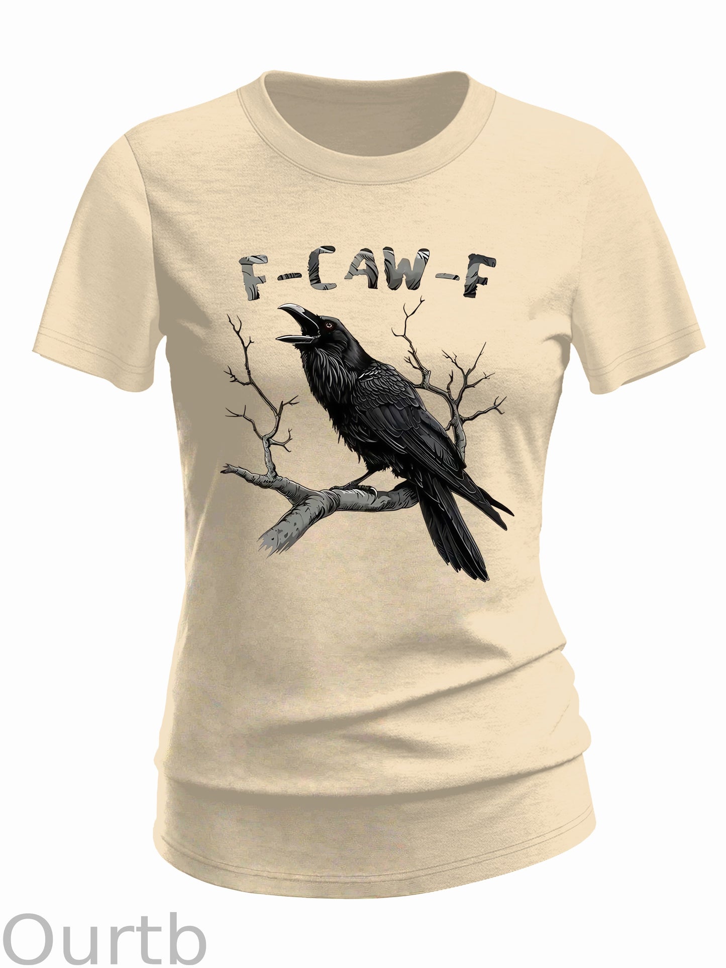 Women's F-Caw-F Crow Cotton Blend T-Shirt