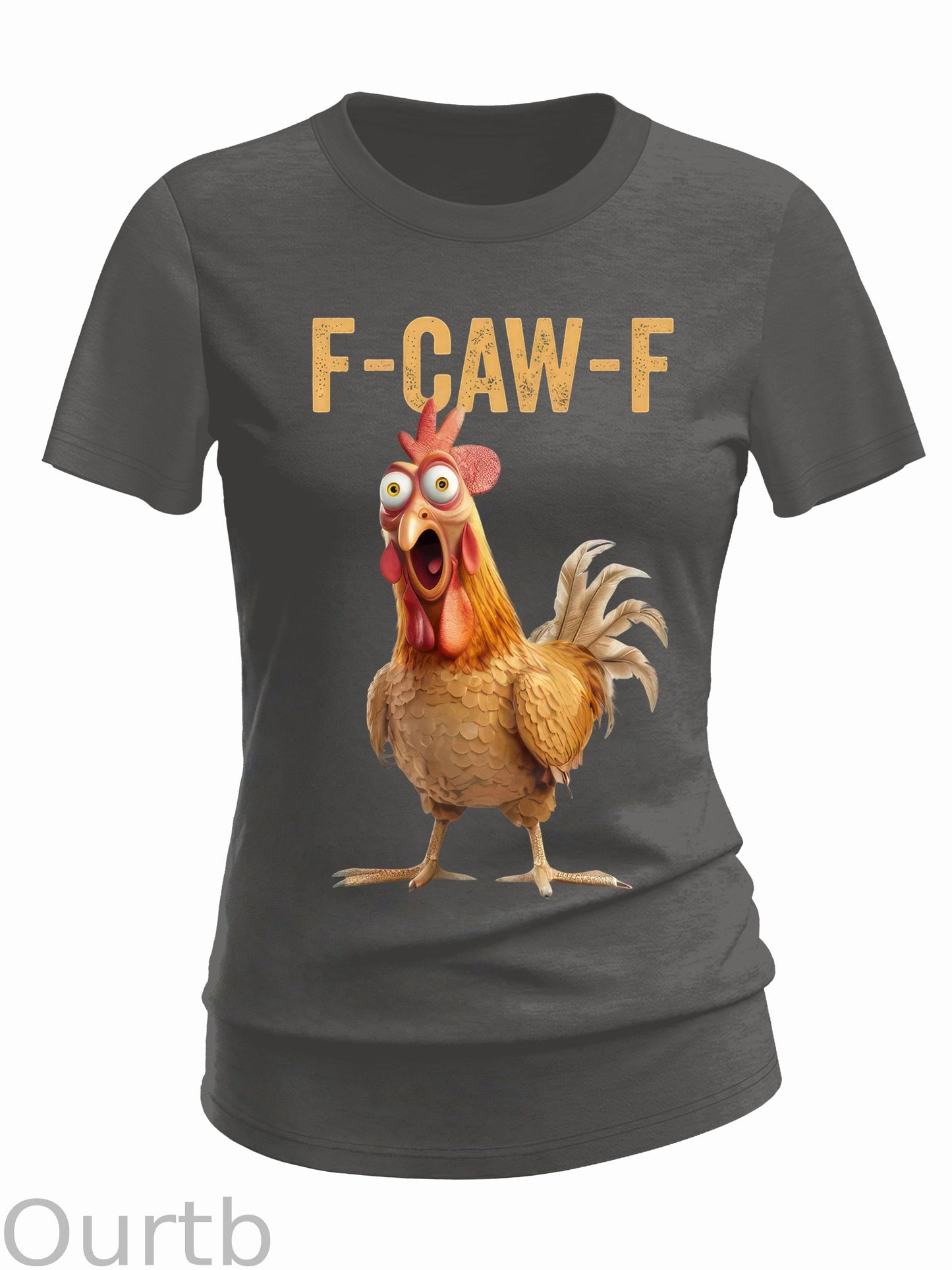 F-Caw-F Chicken Cotton Blend T-Shirt