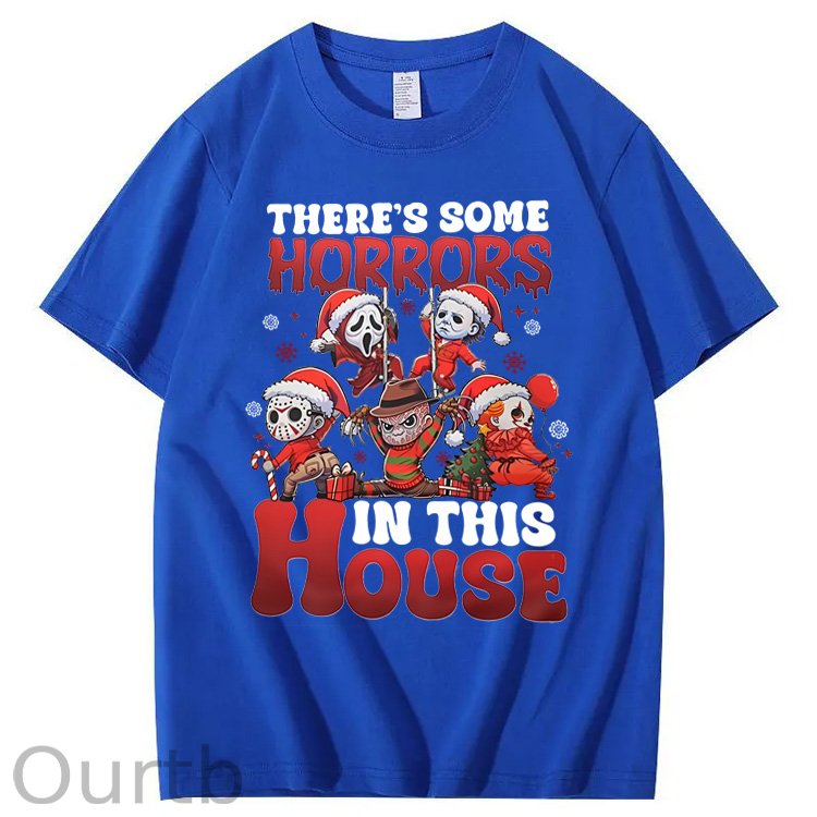 Christmas Funny Pattern100% Cotton T-Shirt