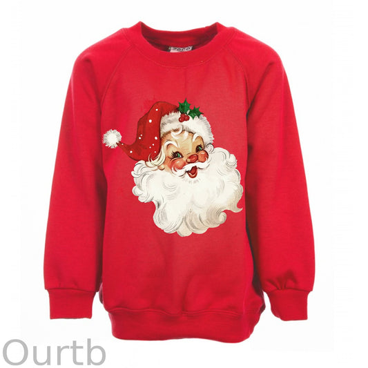Retro Santa Christmas Sweatshirt