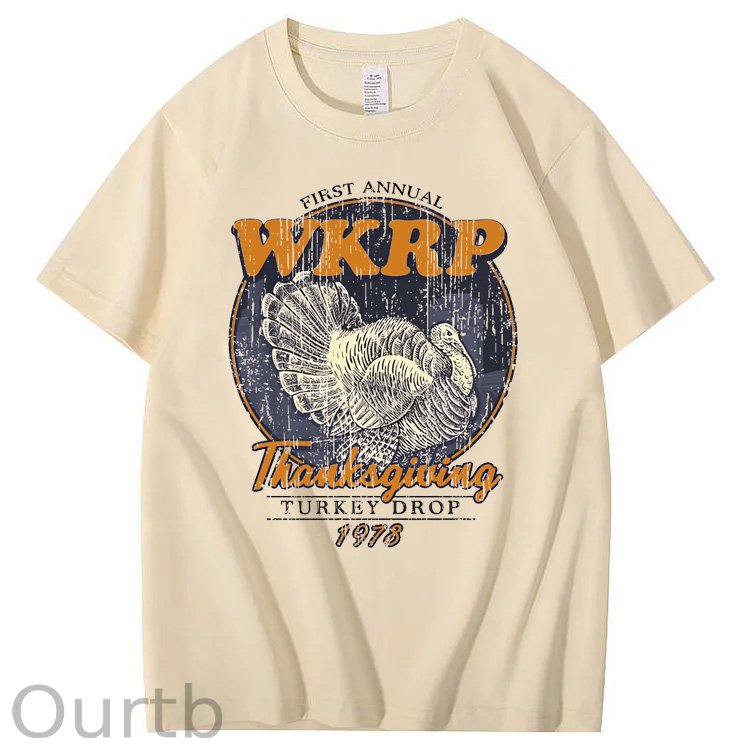 Thanksgiving  Pattern100% Cotton T-Shirt