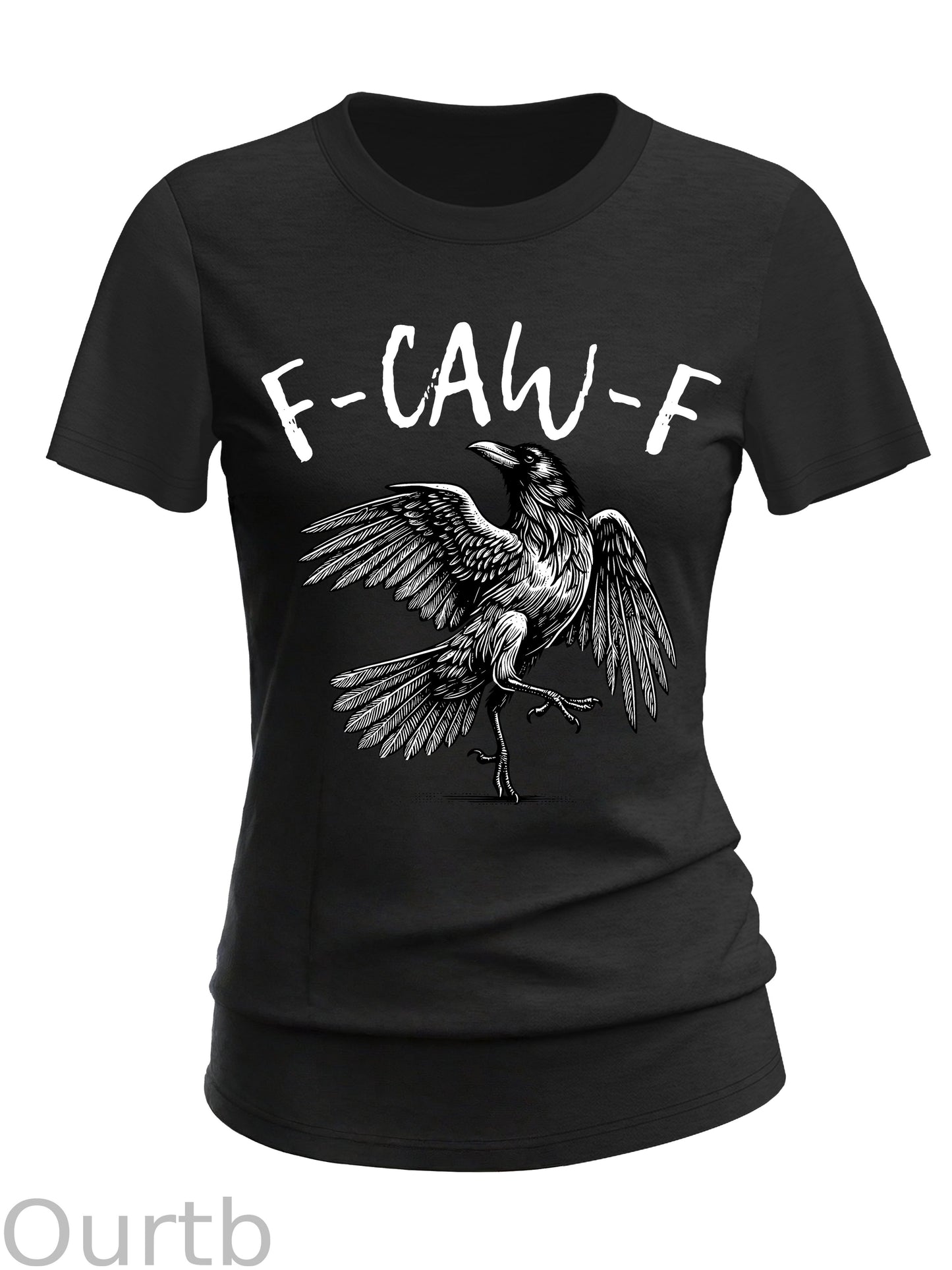F-Caw-F Crow Cotton Blend T-Shirt