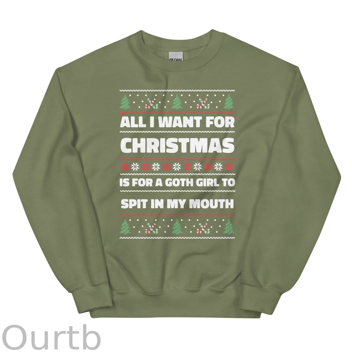 All I Want For Christmas is a Goth Girl Unisex Sweatshirt