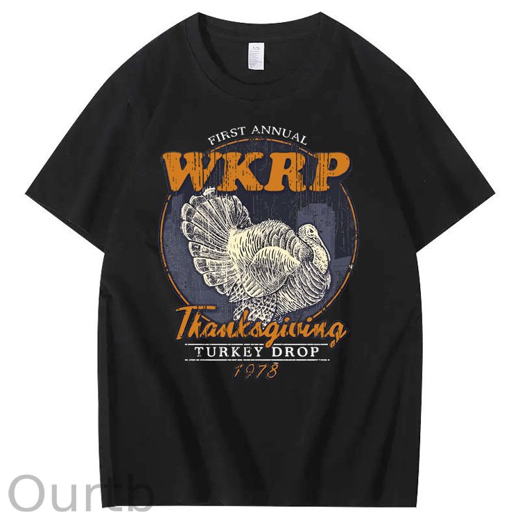 Thanksgiving  Pattern100% Cotton T-Shirt