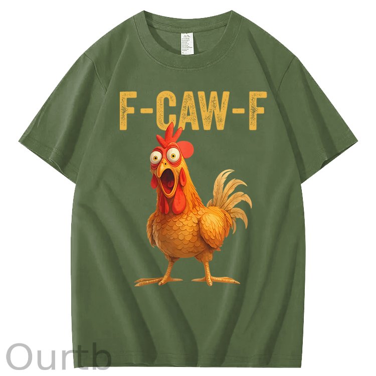 F-Caw-F Chicken 100% Cotton T-Shirt