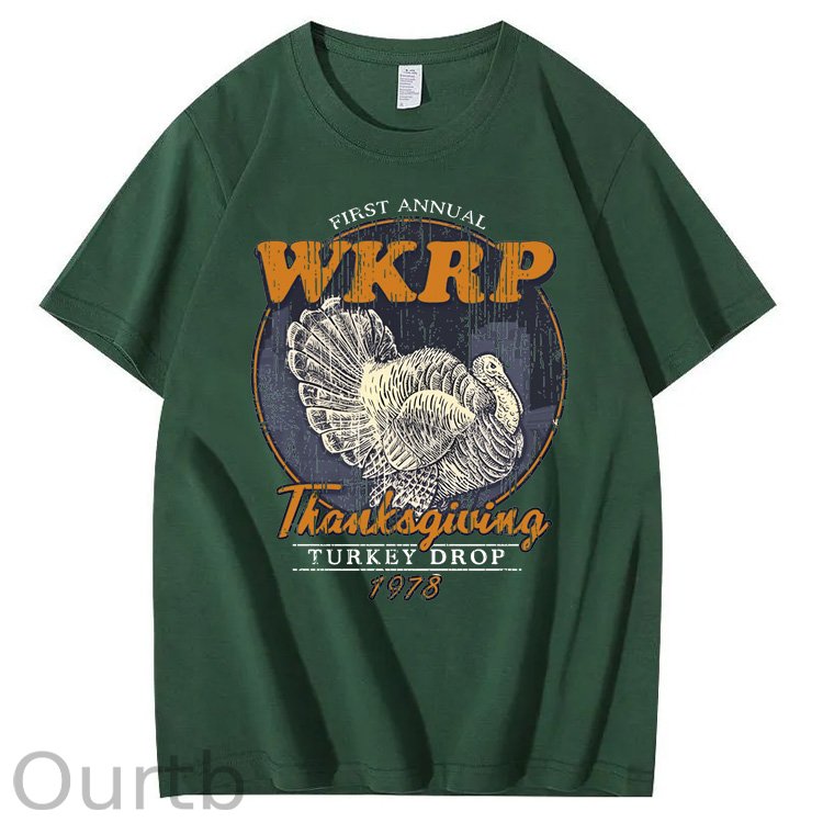Thanksgiving  Pattern100% Cotton T-Shirt