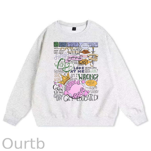 Hold On The Wicked Witch of the East Bro 100% Cotton Fleece Sweatshirt